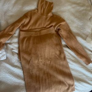 GAP ribbed sweater set (turtleneck and skirt)